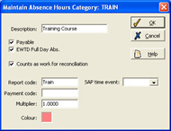 training-absence-code
