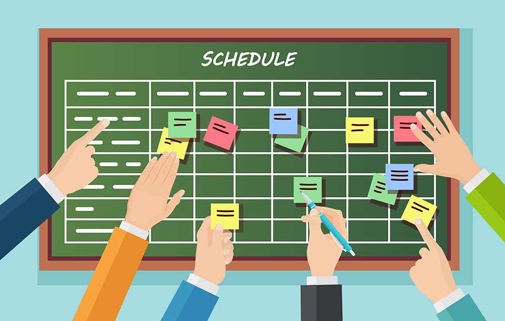 employee scheduling system and customers